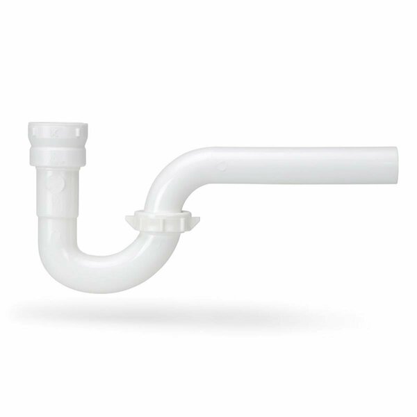 Sticky Situation 1.25 in. Dia. Plastic P-Trap  White ST3334644